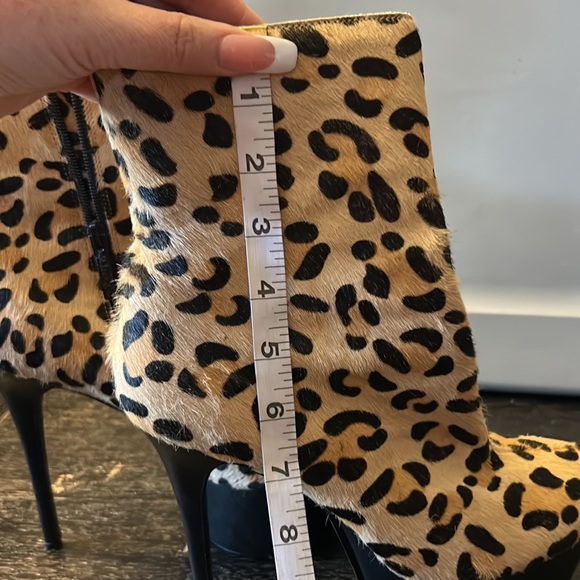 Animal print, heeled booties - Picture 16 of 16